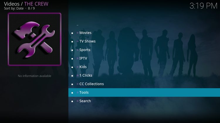 Launch The Crew and choose Tools.