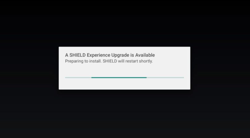 Wait for the update to download.