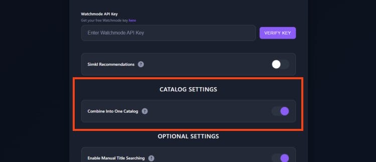 combine catalog or put them in order
