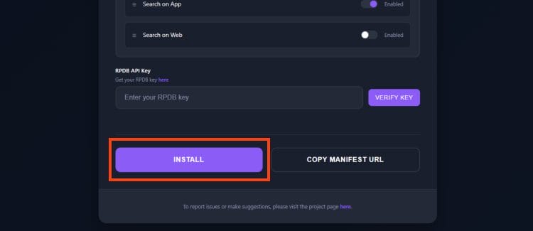 click install more like this stremio addon