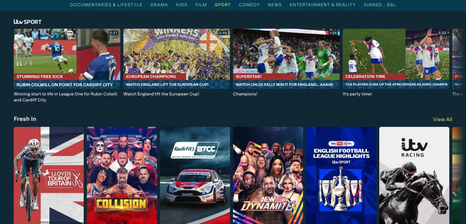 ITVX Website