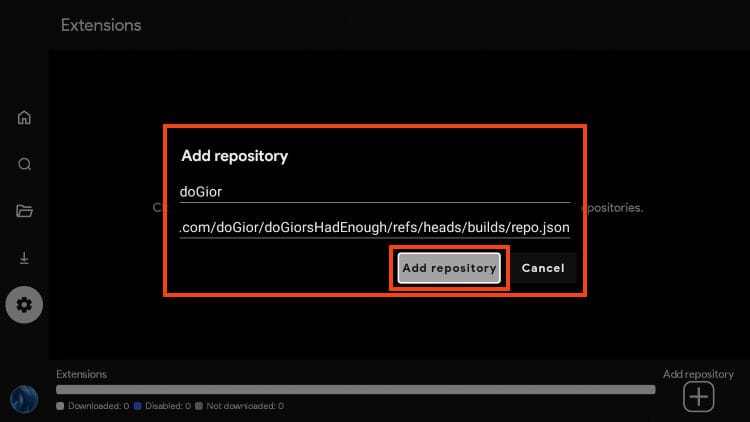 choose add repository