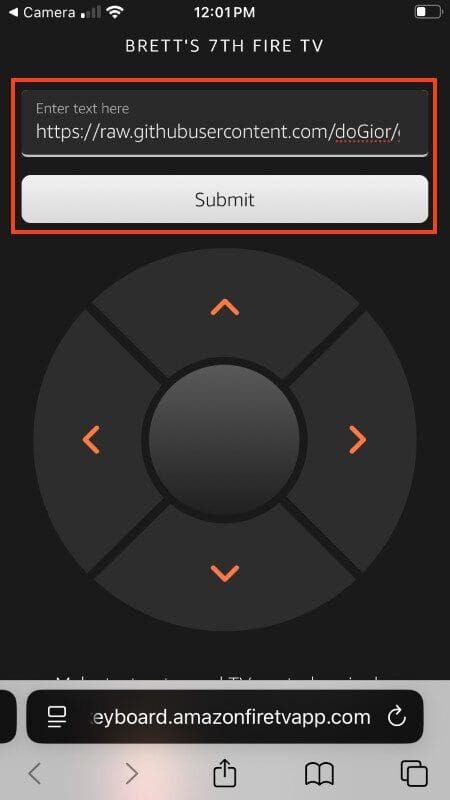 input cloudstream repo url and click submit