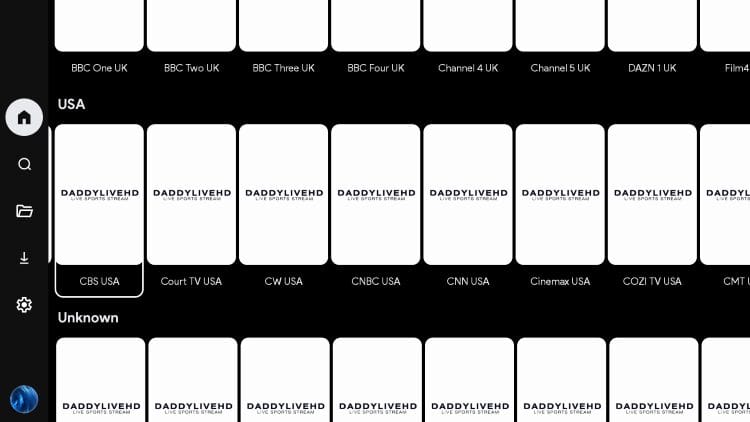 browse available content