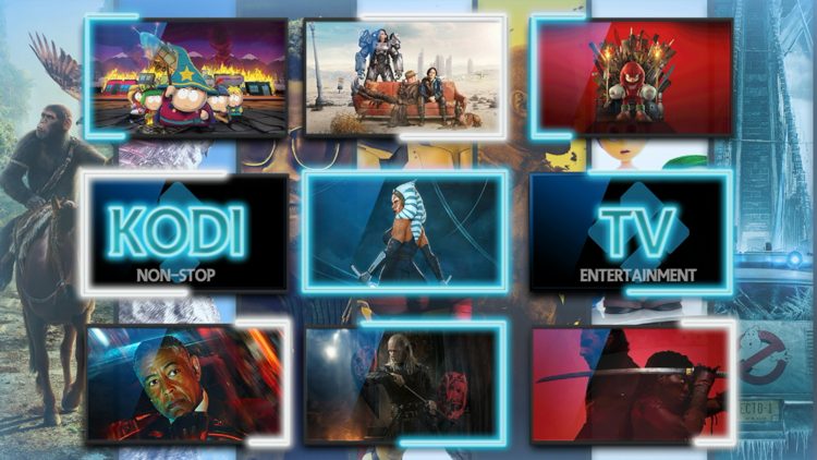 Now wait a few seconds for the Kodi Wars build to load after launching for the first time.