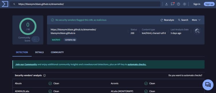 is streamedez kodi safe