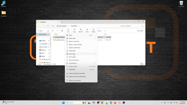 Extract SlimBOXtv firmware img file and burning tool