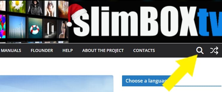 Search SlimBOXTV Website for Android TV Box