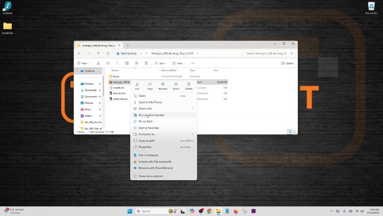 Install Amlogic Burning Tool