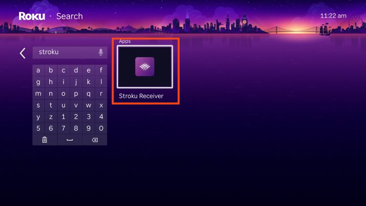 choose stroku receiver