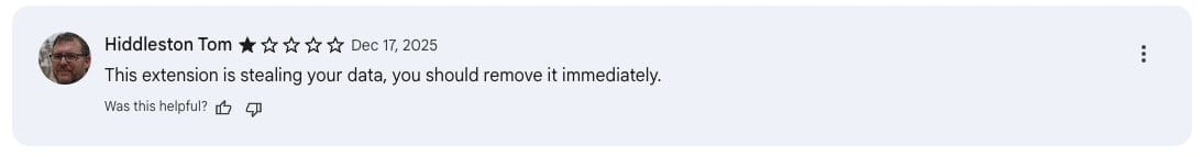 Negative Review of Urban VPN Proxy