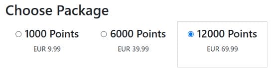 Premiumize Booster Packages