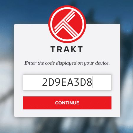Step 6 - How To Set Up Trakt on Kodi