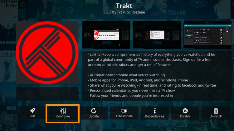 Step 12b - How to Sync Your Trakt Account on All Your Devices