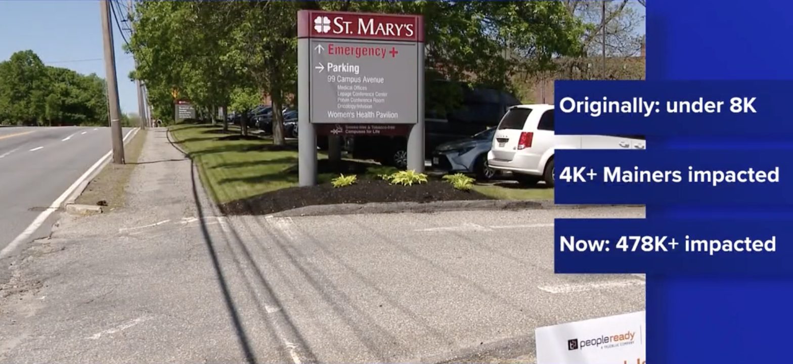 Data Breach Numbers from News Report