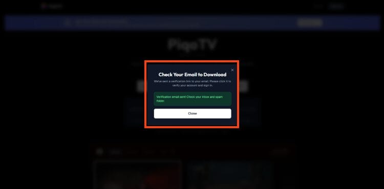verify email address