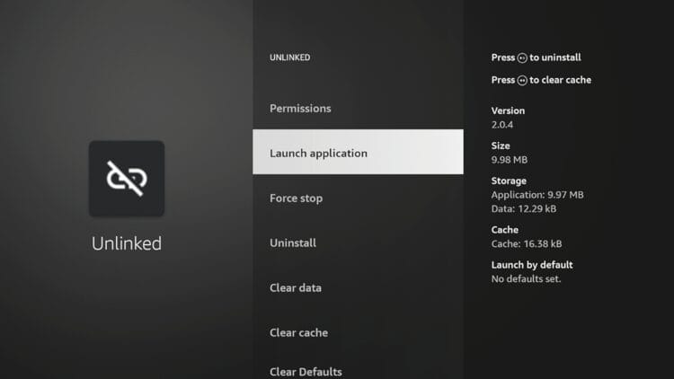 Then launch Unlinked from your installed apps.