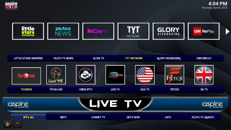 kodi on firestick ready to launch message