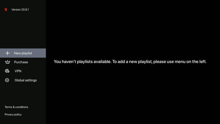 Then click New Playlist.