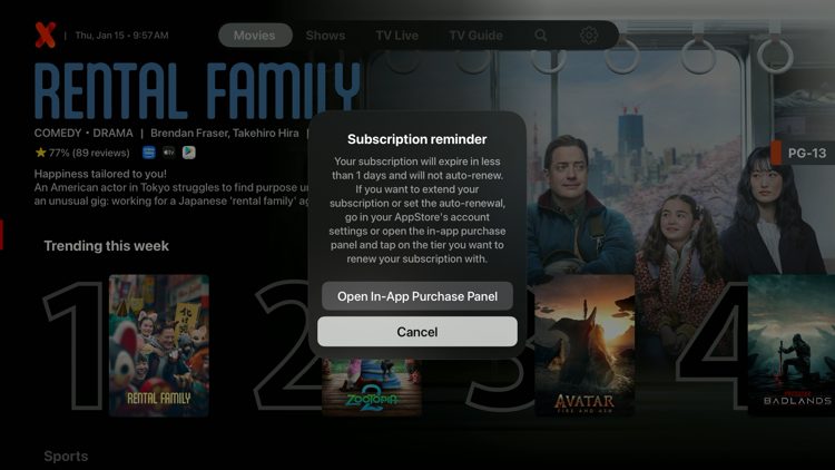 If you receive this message just click Cancel.