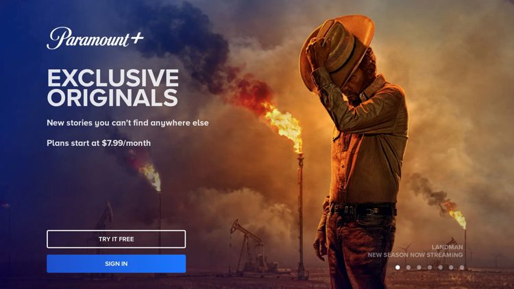 Click Sign In since you should already have a Paramount Plus account from the first step.