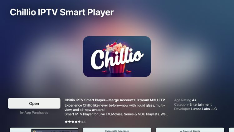Wait a minute or two for the Chillio App to download on your device.
