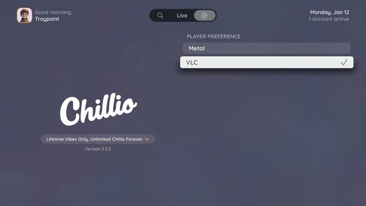 Changing Media Players