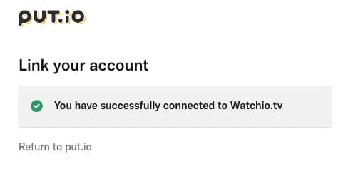 You should then see a successful connection message.