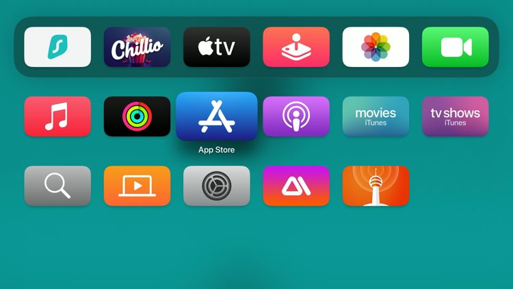 Click App Store from the home screen.