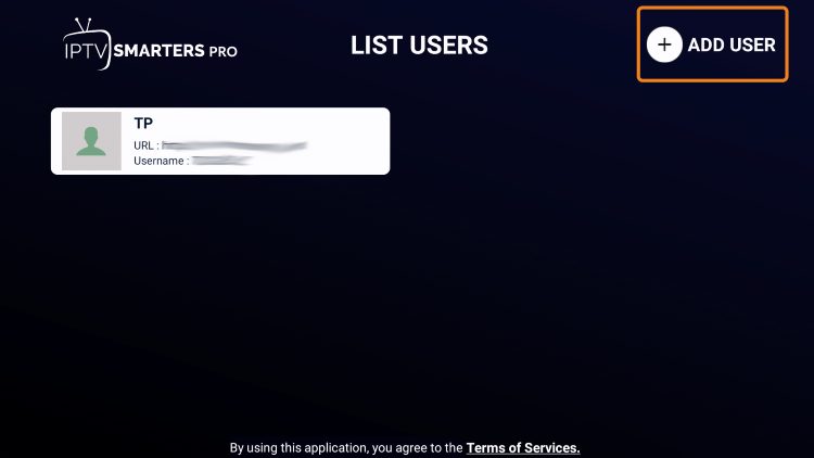 Click Add User for Multiple Playlists