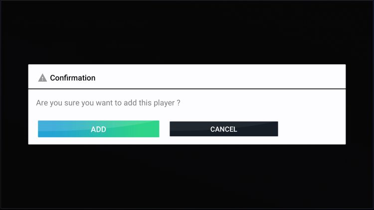 click add for mx player