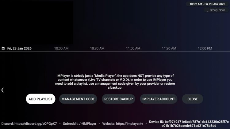 Then click Add Playlist.