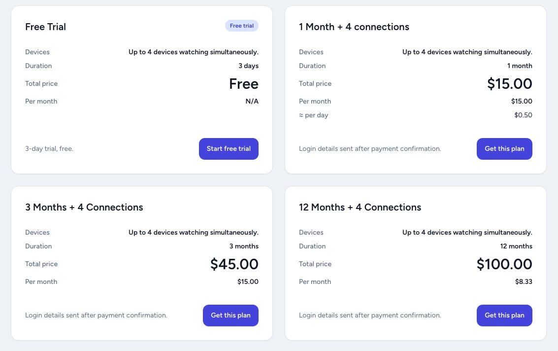 TVPlans Subscriptions