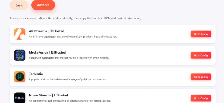 browse various stremio addons for stremize