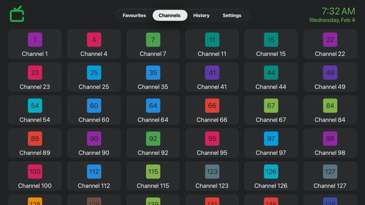 You are then redirected to the Channels tab by default. Click Settings.