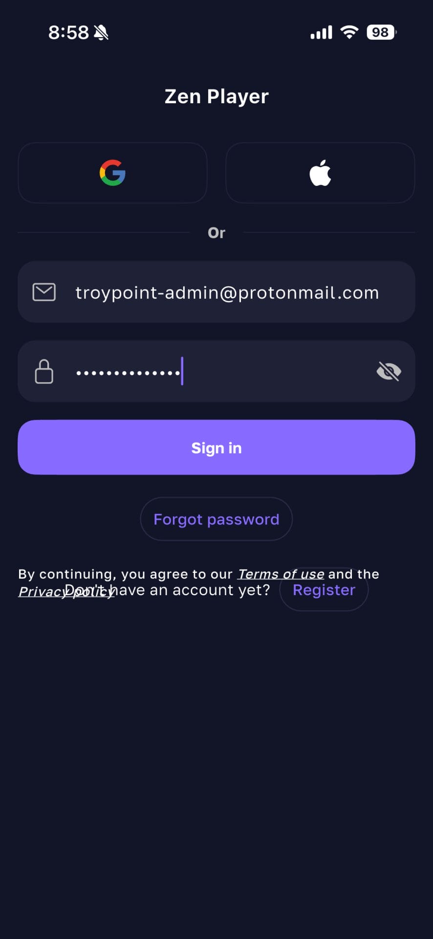 Next we suggest installing the Zen IPTV Player app on another device like your iPhone, iPad, or Android device.