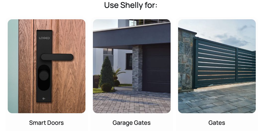 Other Gates & Doors Controlled by Shelly Devices