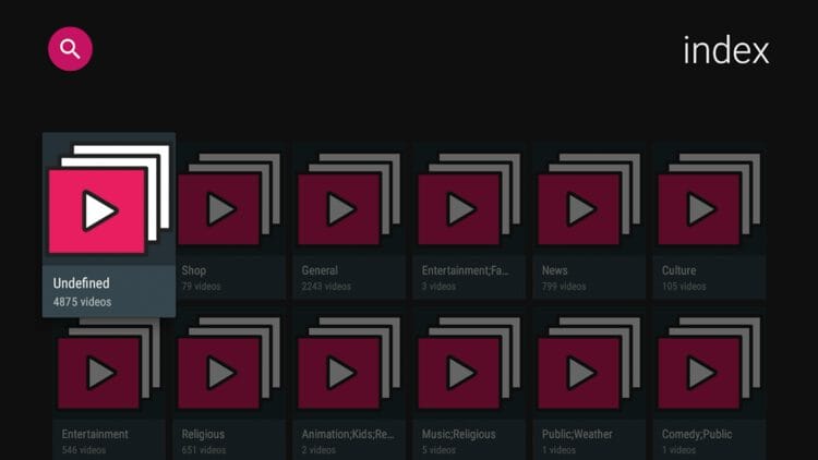 From there you will find your channels nicely categorized based on the data from your playlist.