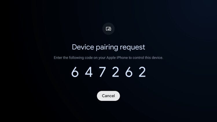 pairing device request