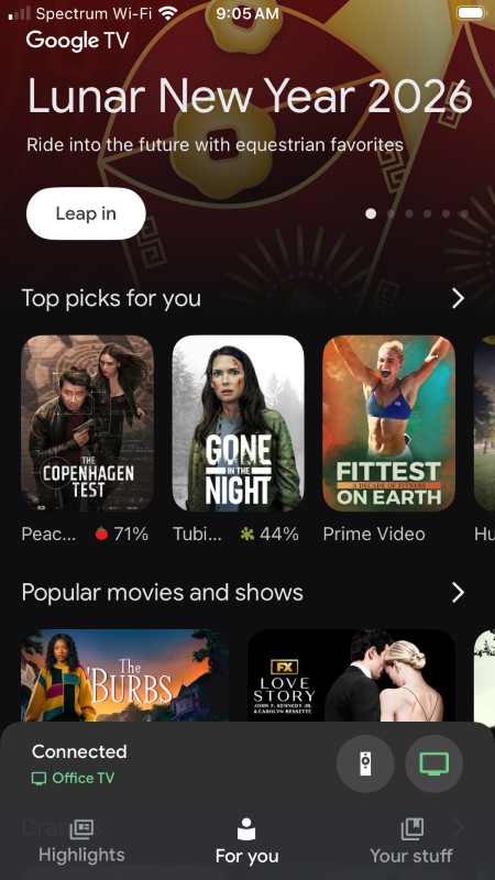 Google TV App For You