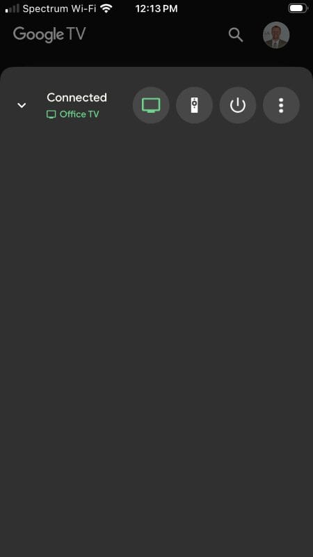Google TV App Keyboard