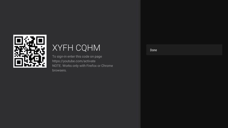 You are then given an authorization code. Make note of this code.