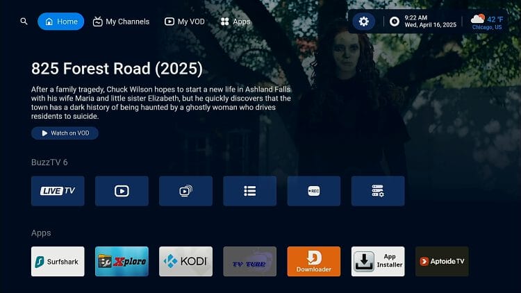 BuzzTV PowerStation OS 6