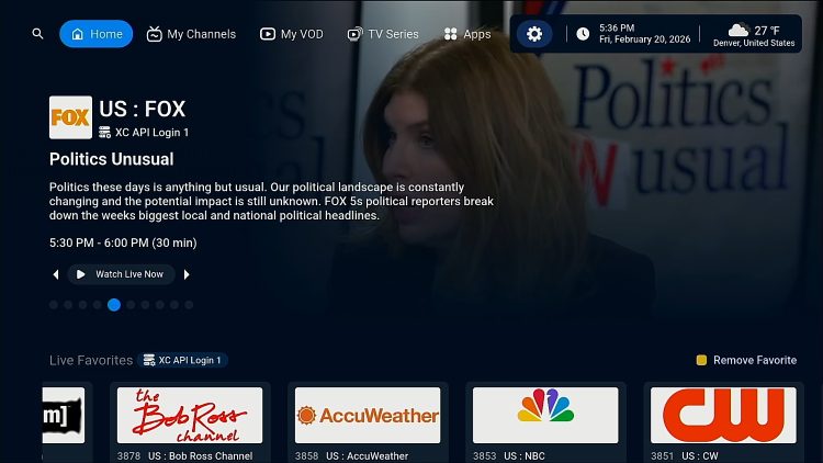 BuzzTV PowerStation 6 new launcher