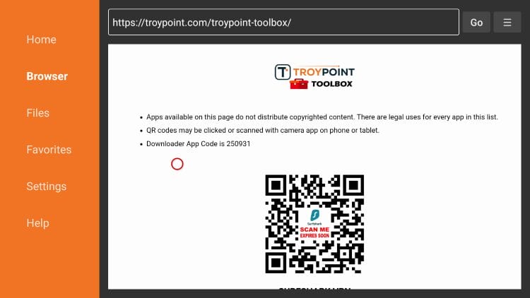 TROYPOINT Toolbox home page