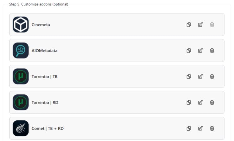 customize your addons