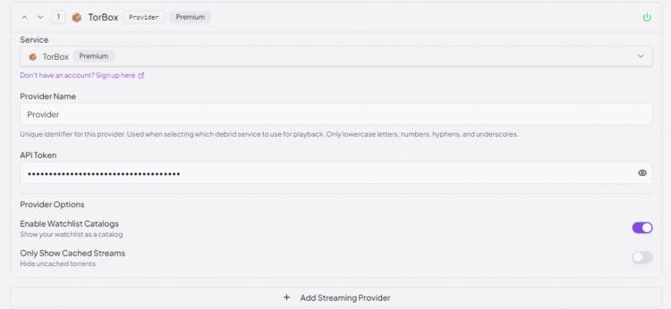 add your provider source