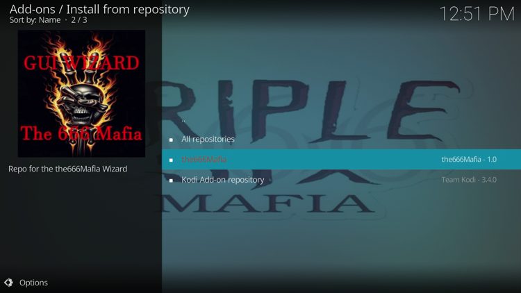 Select the666Mafia repository.