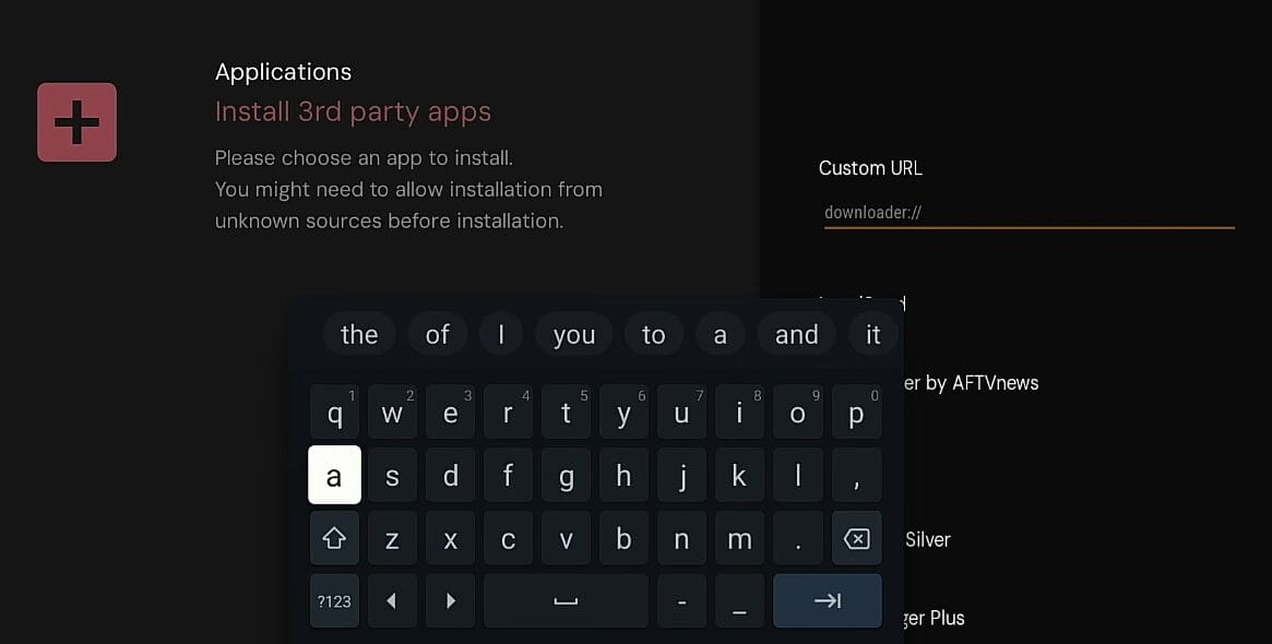 Custom Downloader Links