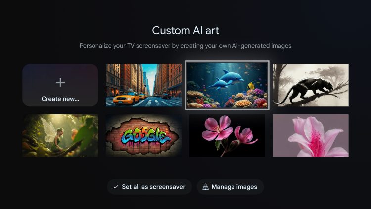 Custom Screensaver Android & Google TV